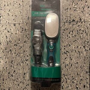 4-in-1 Men's Foot Care Set - Teal/Black